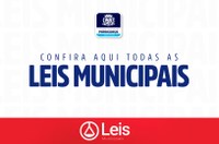 Acompanhe as Leis Municipais de Paraguaçu!