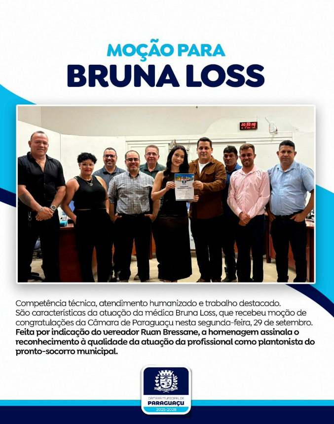 Moção a Bruna Loss