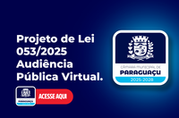 Projeto de Lei 053/2025 - Audiência Pública Virtual.
