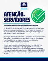 Valorização do servidor é prioridade!